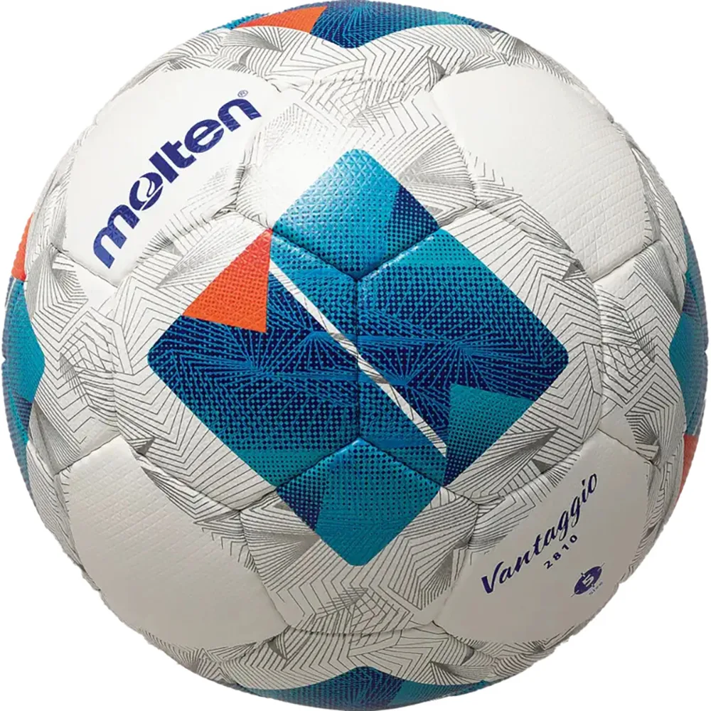 Minge fotbal Molten F4N2810, Alb / Turcoaz (Nr. 4) - imagine 1