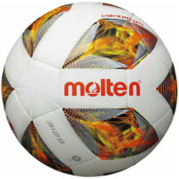 Minge fotbal Molten F5A3129 Super light, Alb / Portocaliu (Nr. 5)