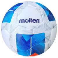Minge fotbal Molten F5N3555, Alb / Turcoaz (Nr. 5) - imagine 2
