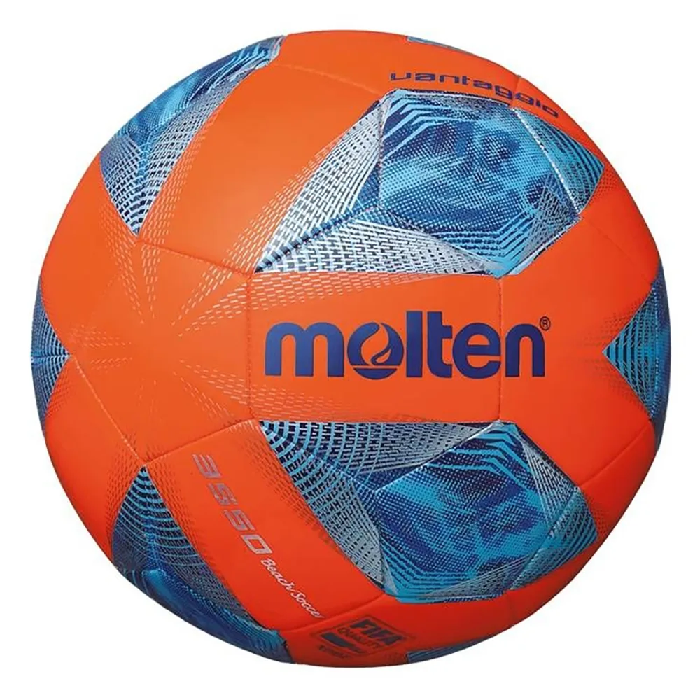 Minge fotbal plaja Molten F5A3550, Portocaliu / Albastru Royal (Nr. 5) - imagine 1