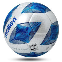 Minge futsal Molten F9A4800, Alb / Albastru Royal (Nr. 4) - imagine 2