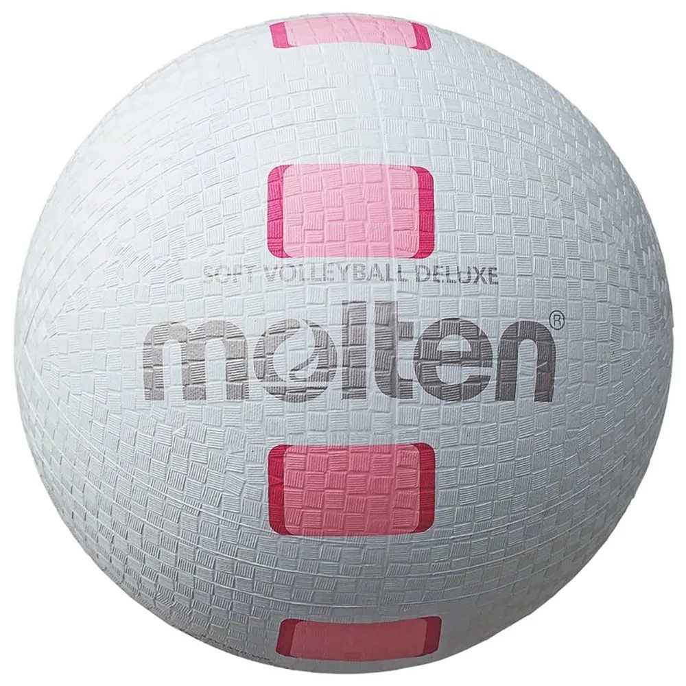 Minge volei Molten S2Y1550-WP, Alb / Roz - imagine 1
