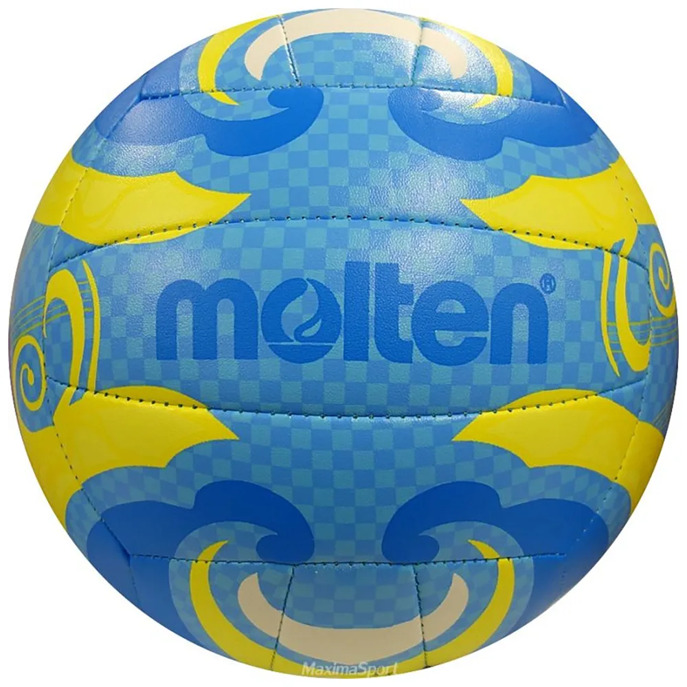 Minge volei plaja Molten V5B1502-C, Albastru / Galben (Nr. 5) - imagine 1