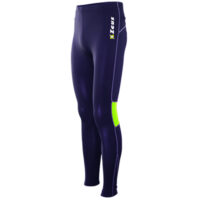 Pantaloni alergare Zeus Fisiko, Bleumarin / Galben