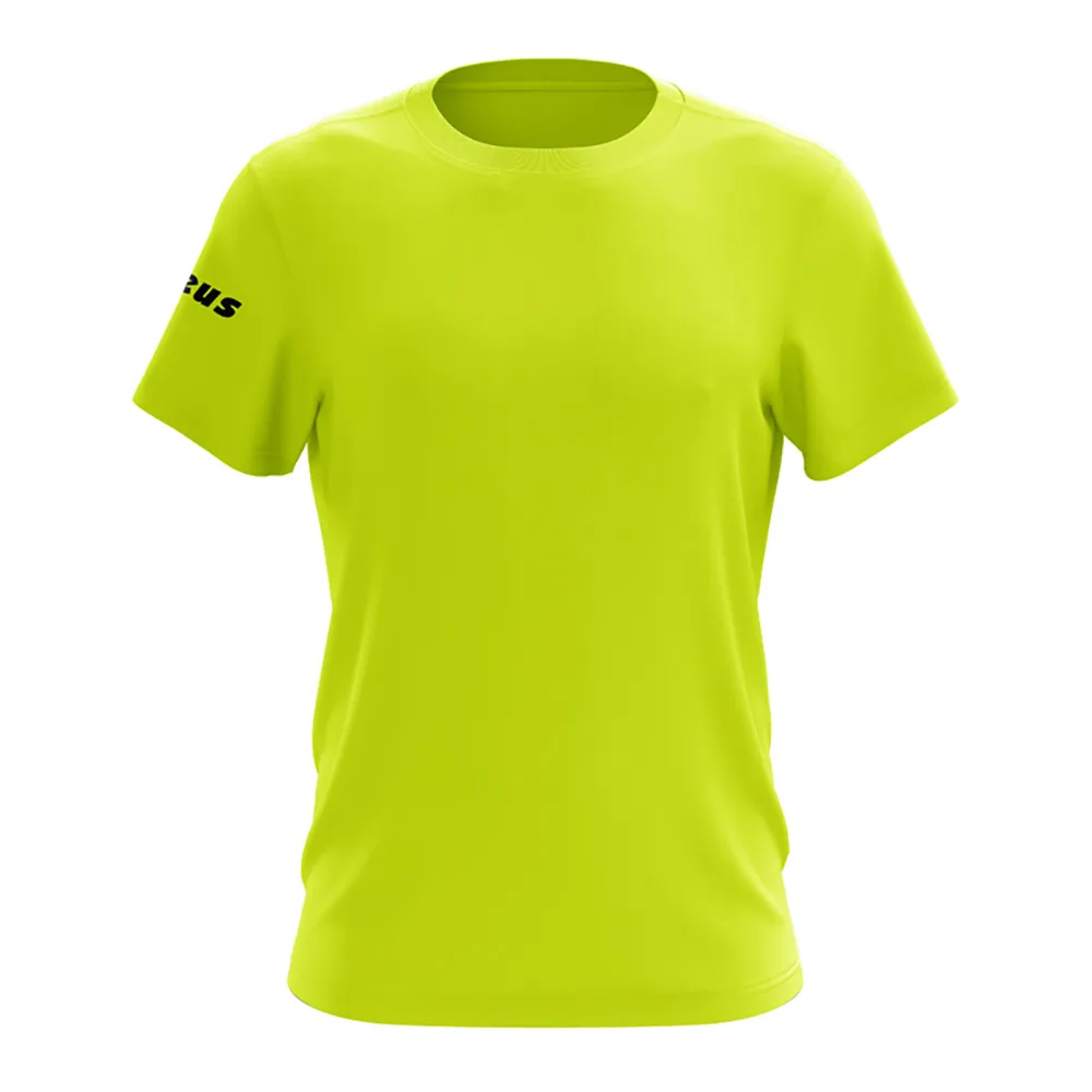 Tricou bumbac Zeus Basic, Galben Fluo - imagine 1