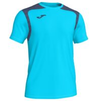 Tricou Joma Champion V, Turcoaz Fluo / Bleumarin