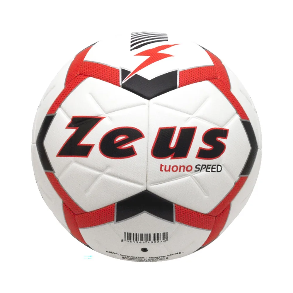 Minge fotbal Zeus Speed, Alb / Negru (Nr. 5) - imagine 1