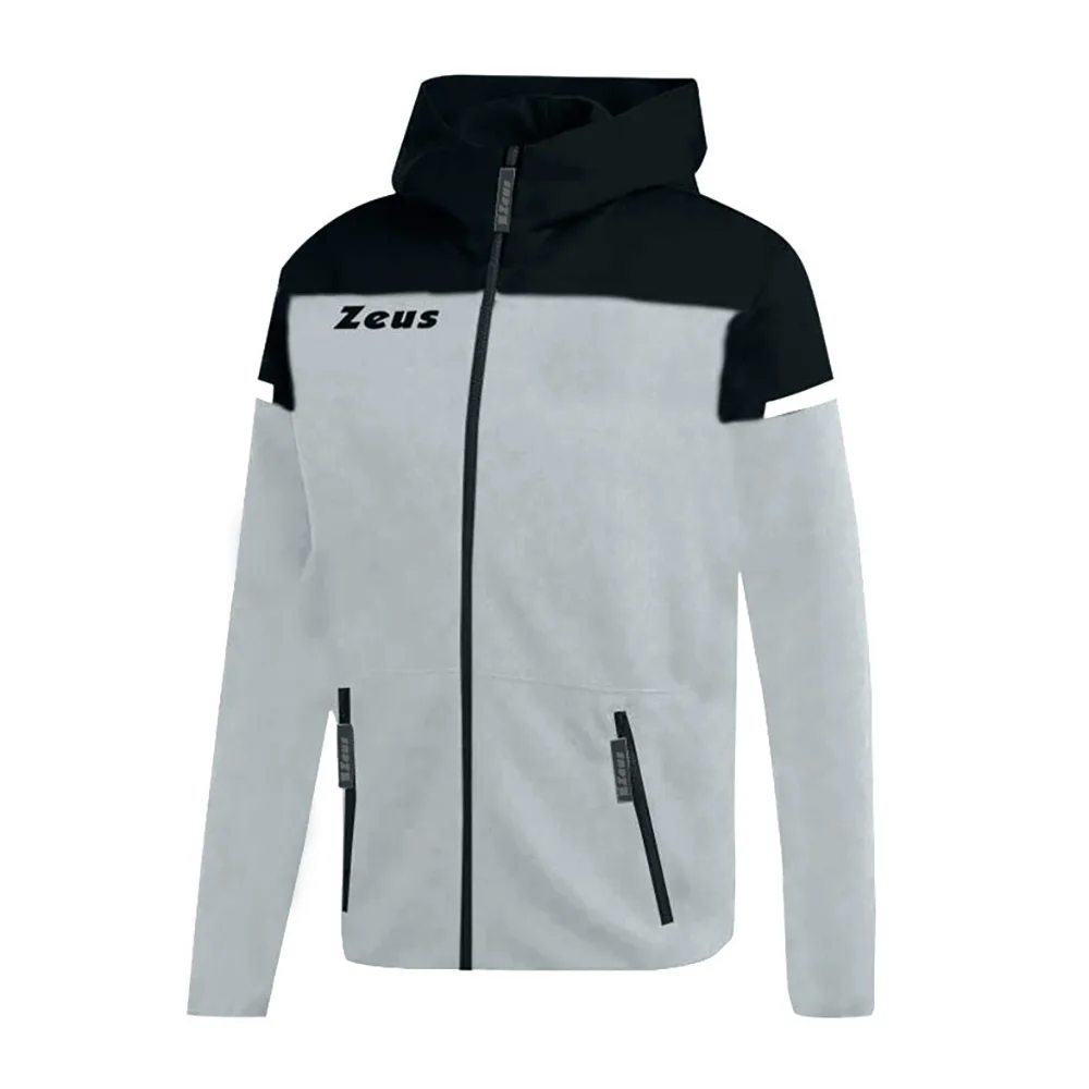 Bluza Zeus Tech Bikolor, Gri inchis / Negru - imagine 1