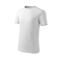 Tricou bumbac copii Classic New, Alb