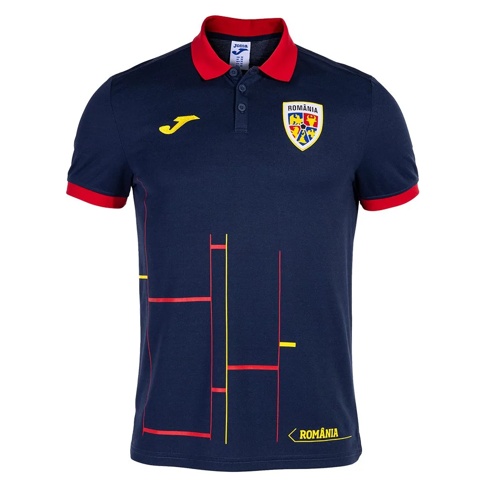Tricou polo oficial prezentare Romania 2023 - Bleumarin - imagine 1