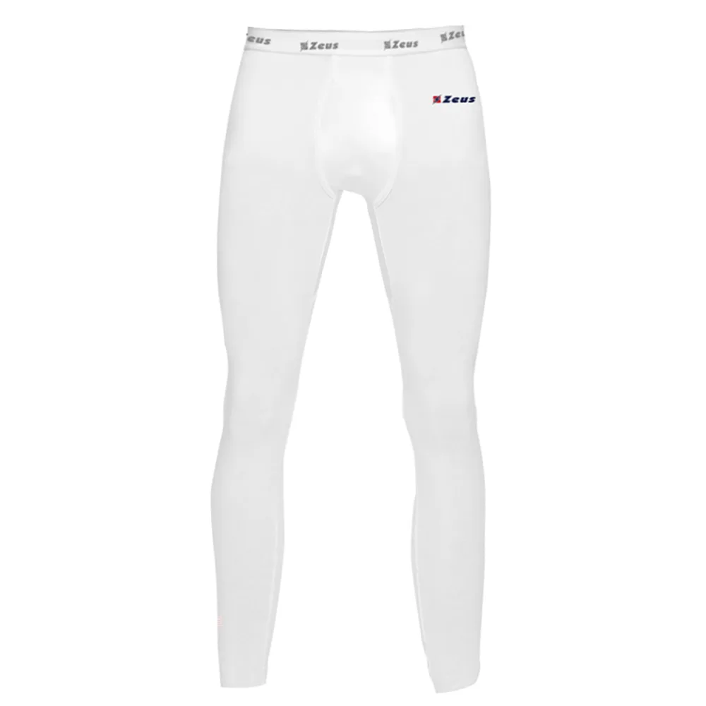Pantaloni lungi elastici Zeus Total, Alb - imagine 1