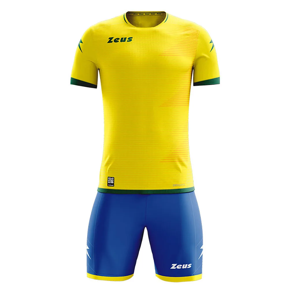 Set echipament fotbal Zeus Mundial, Galben / Verde - imagine 1