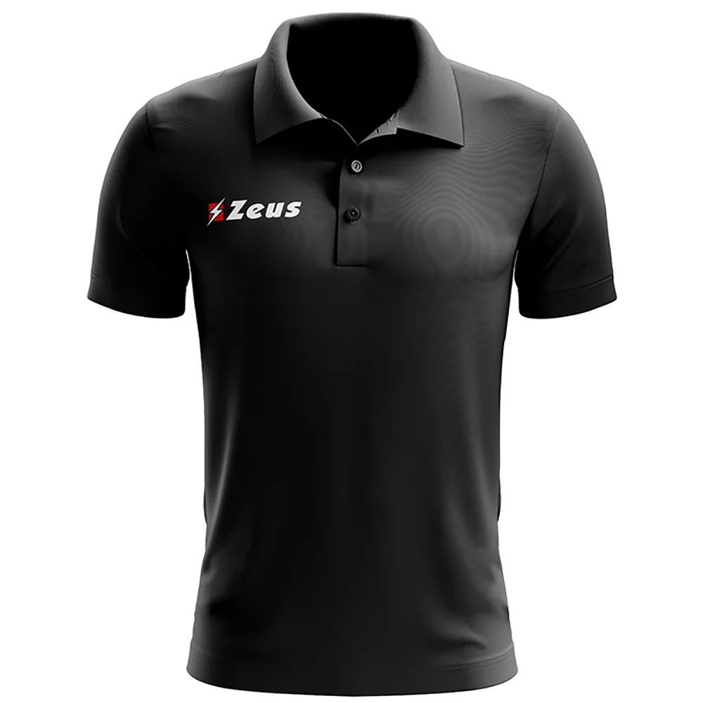Tricou polo Zeus Promo, Negru - imagine 1