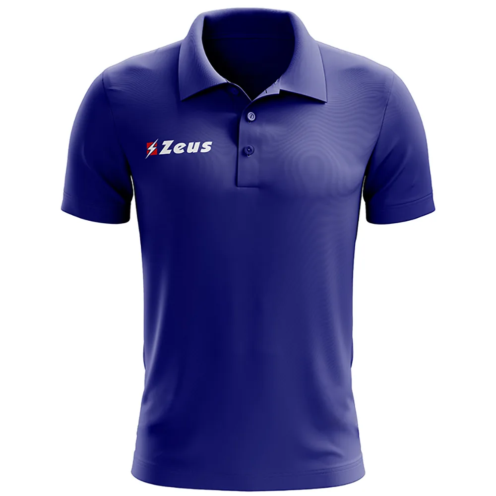 Tricou polo Zeus Promo, Albastru Royal - imagine 1