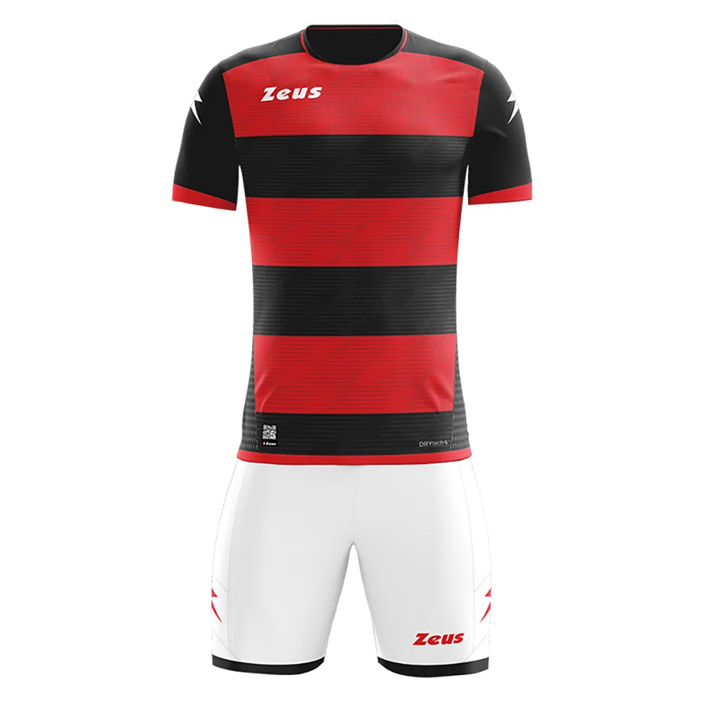 Set echipament fotbal Zeus Icon, Rosu / Negru - imagine 1