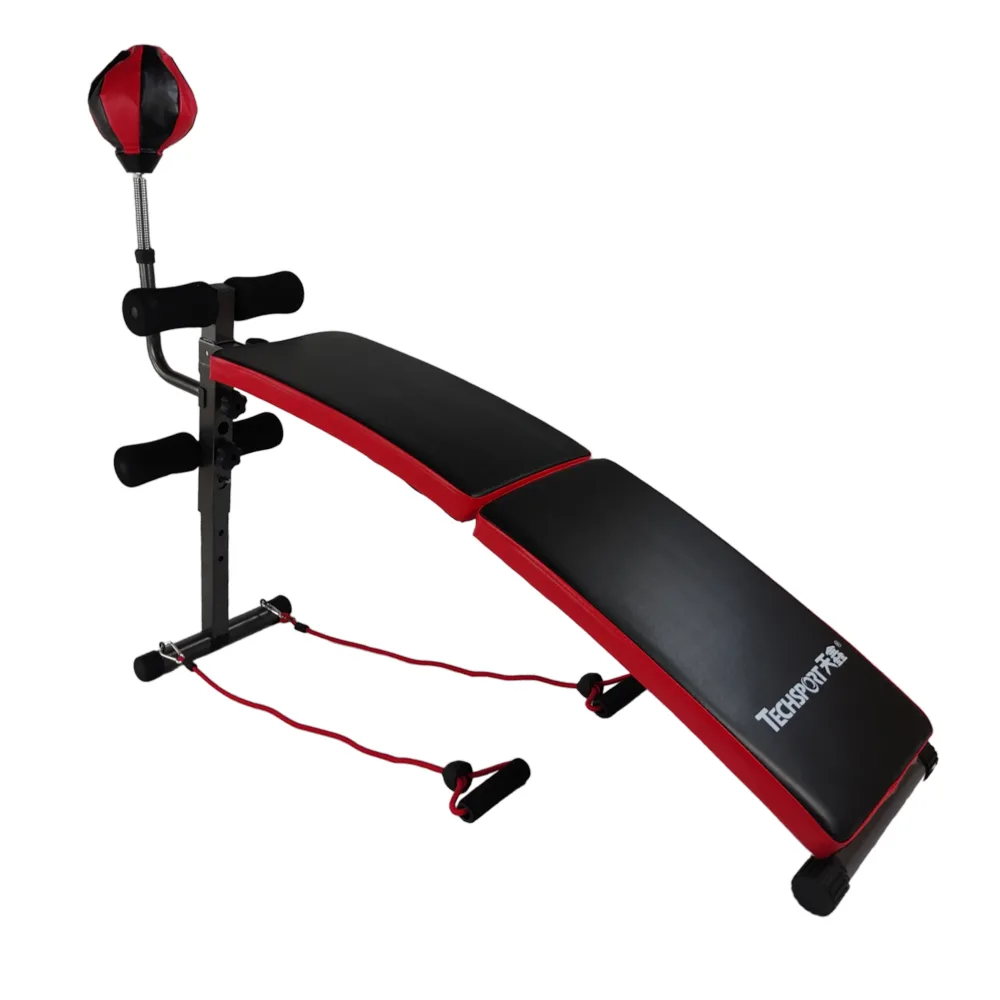 Banca pliabila pentru abdomene Ligasport (129 x 77 x 32 cm) - imagine 1