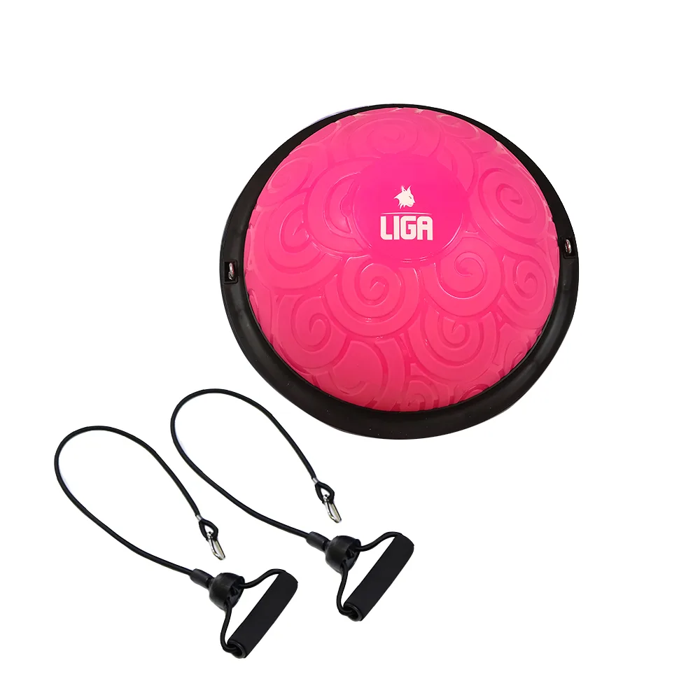 Minge bosu Ligasport, Roz (Ø 46 cm) - imagine 1