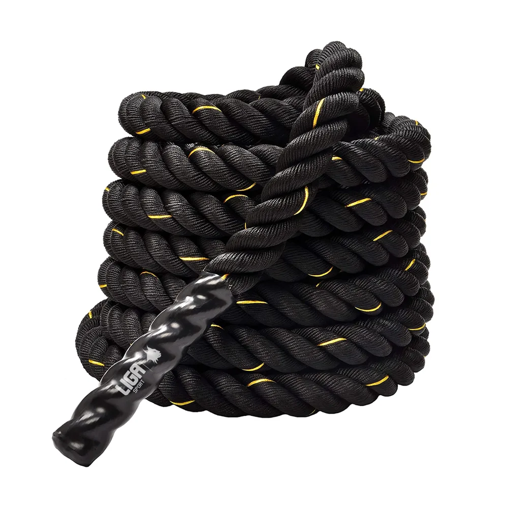 Franghie antrenament Ligasport Battle rope (12 m) - imagine 1