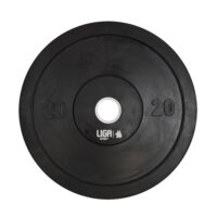 Disc bumper haltere olimpice 20 kg Ligasport (Ø 50 mm)