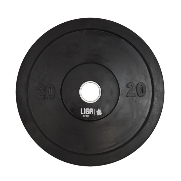 BUM.PLATE-20kg-jpg.webp Disc bumper haltere olimpice 20 kg Ligasport (Ø 50 mm) - imagine 1