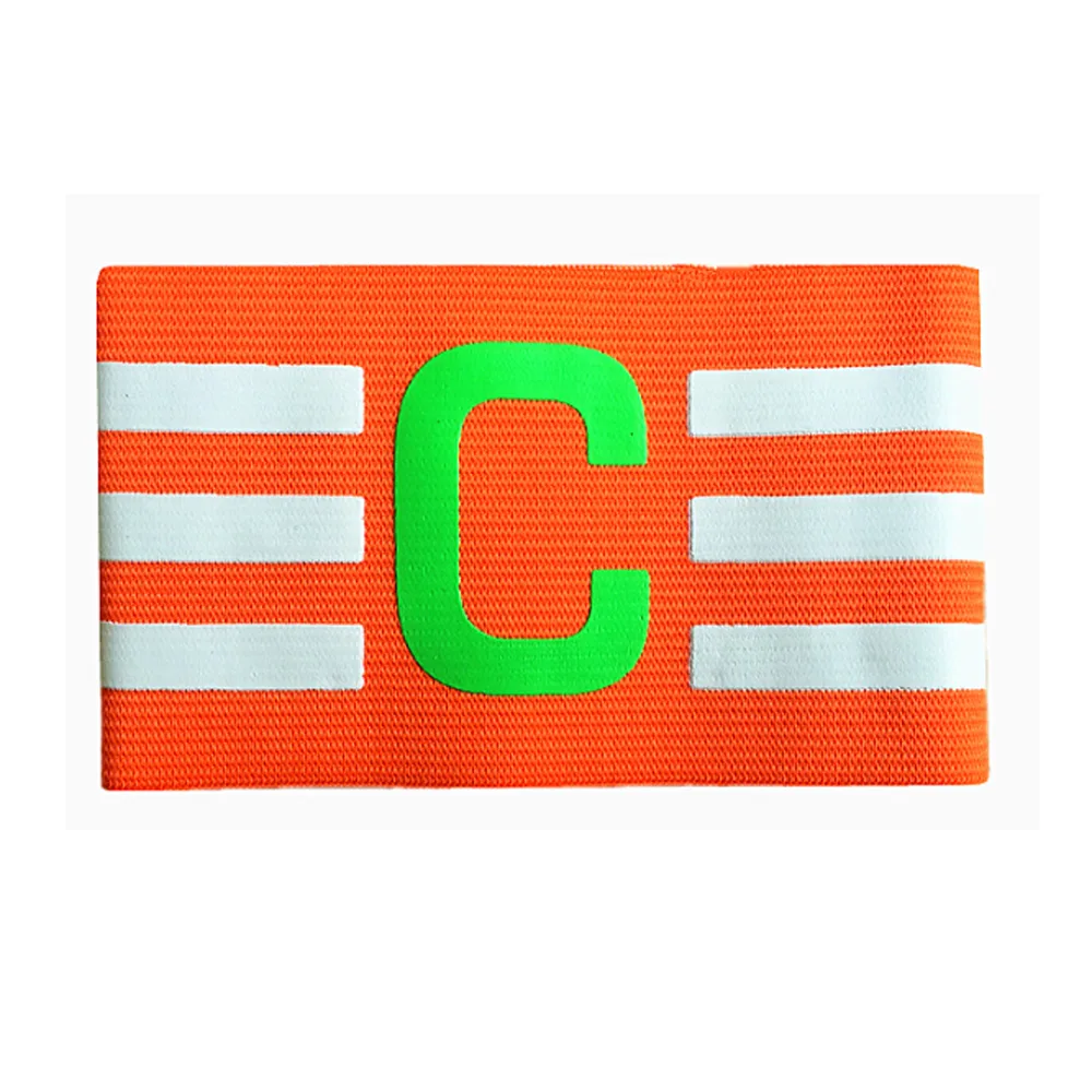 Banderola Capitan Ligasport Stripe, Portocaliu / Alb - imagine 1