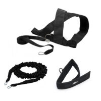 Set coarda antrenament rezistenta Ligasport, Negru