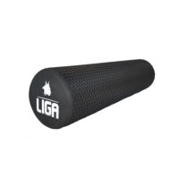 Rola masaj Ligasport, Negru (90 cm)