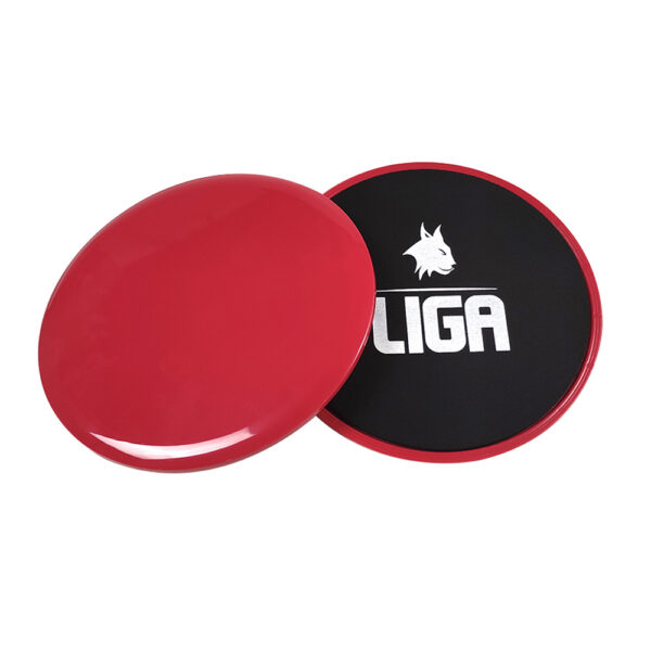 GDK-jpg.webp Set 2 discuri de alunecare fitness Ligasport, Rosu - imagine 1