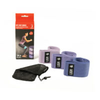 Set 3 benzi elastice Ligasport, Dark purple / Purple / Light purple