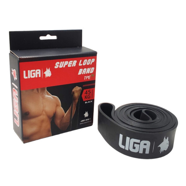 HTB-6-1-jpeg.webp Heavy duty TPE band Ligasport, Negru (45 kg) - imagine 1