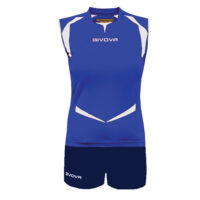Kit dama Givova Punto, Albastru Royal / Bleumarin