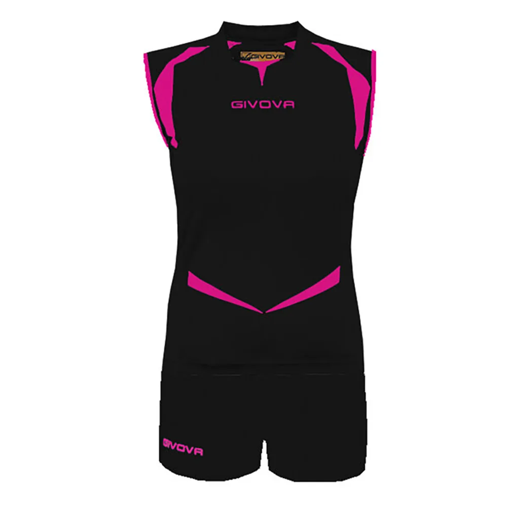 Kit dama Givova Punto, Negru / Roz - imagine 1