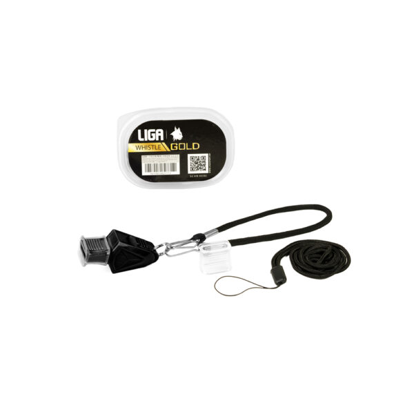 LDA-1018MK-3029-BLACK-jpg.webp Fluier arbitru Ligasport, Negru - imagine 1