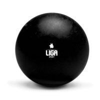 Minge masaj fitness Ligasport, Negru (Ø 6 cm)