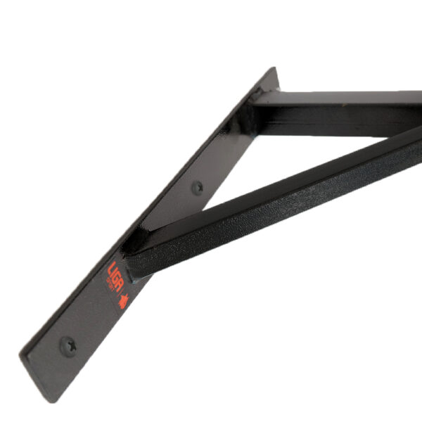 Bara de tractiune montare perete Ligasport Round, Negru - imagine 4