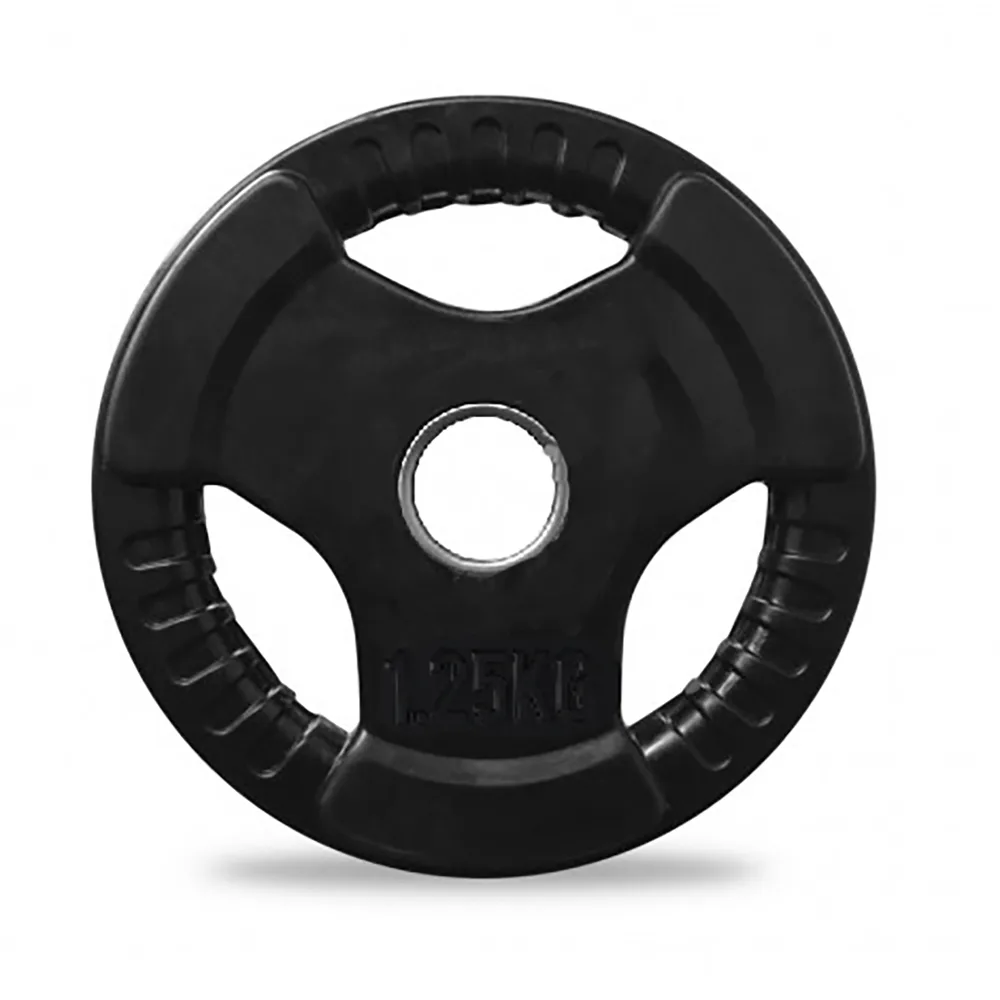 Disc greutate haltere cauciuc 1,25 kg Ligasport (Ø 28 mm) - imagine 1