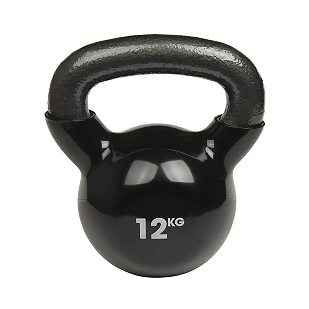 Gantera tip kettlebell vinyl Ligasport (12 kg) - imagine 1