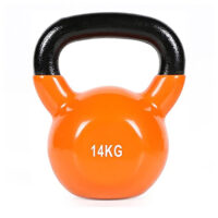 Gantera tip kettlebell vinyl Ligasport (14 kg)