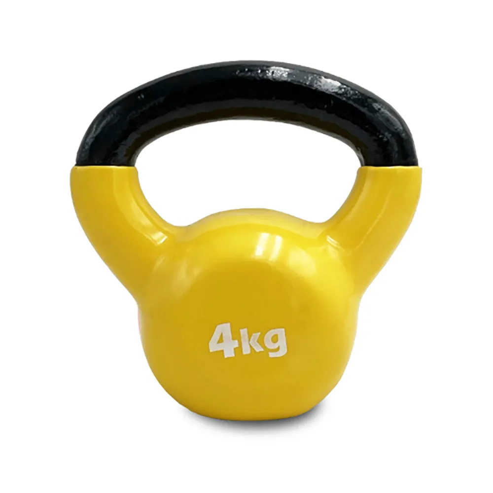 Gantera tip kettlebell vinyl Ligasport (4 kg) - imagine 1