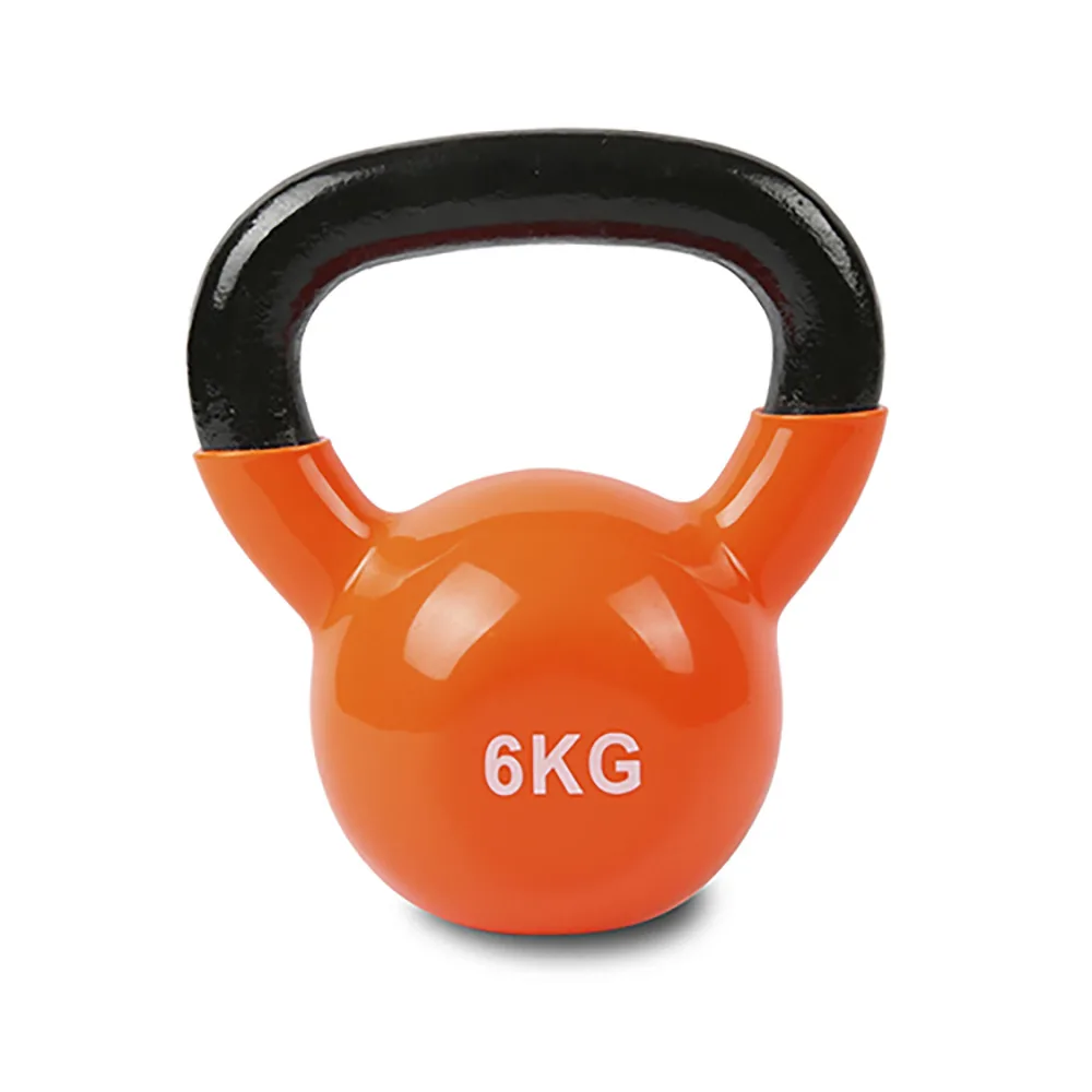 Gantera tip kettlebell vinyl Ligasport (6 kg) - imagine 1