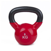Gantera tip kettlebell vinyl Ligasport (8 kg)