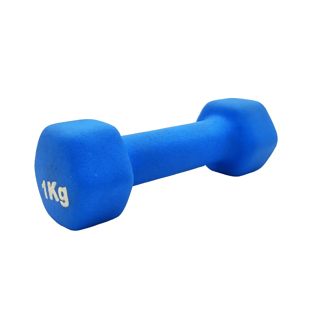 Gantera vinyl Ligasport, Albastru (1 kg) - imagine 1