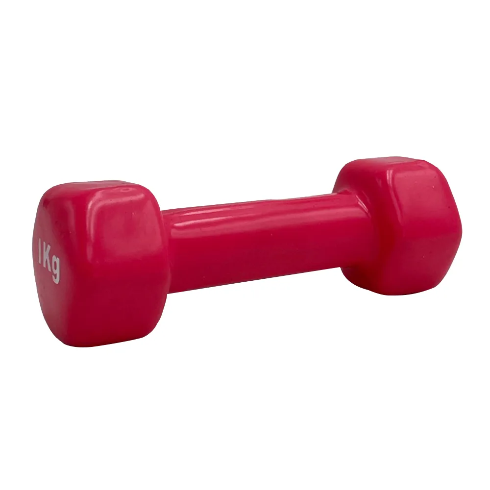 Gantera vinyl Ligasport, Roz (1 kg) - imagine 1