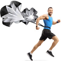 Parasuta dubla antrenament viteza Ligasport, Small - imagine 2