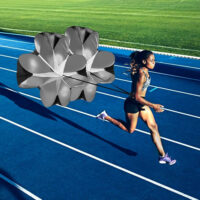 Parasuta dubla antrenament viteza Ligasport, Small - imagine 3