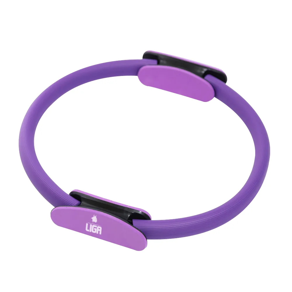Inel Pilates Ligasport, Mov (Ø 38 cm) - imagine 1