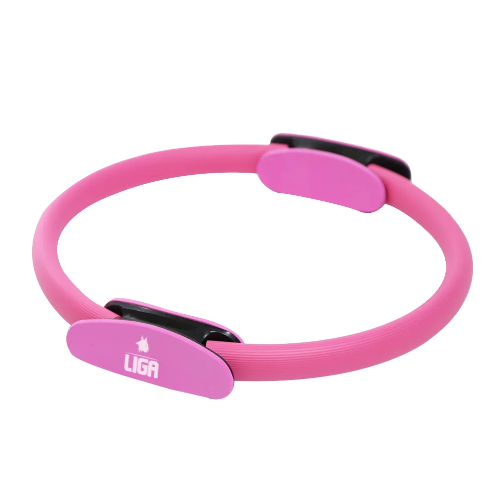 Inel Pilates Ligasport, Roz (Ø 38 cm) - imagine 1