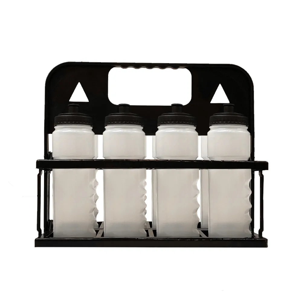 Set 8 bidoane de apa + suport Ligasport - imagine 1