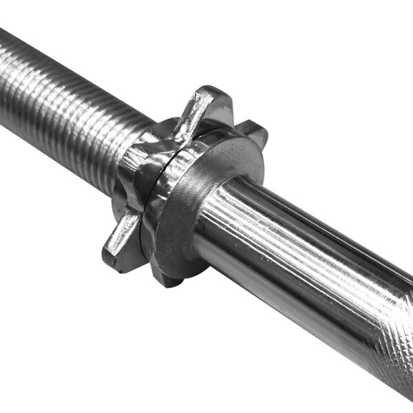 Bara haltere 1,8 m cu piulita de fixare Ligasport (Ø 28 mm) - imagine 2