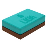 Bloc yoga Ligasport, Albastru deschis / Maro